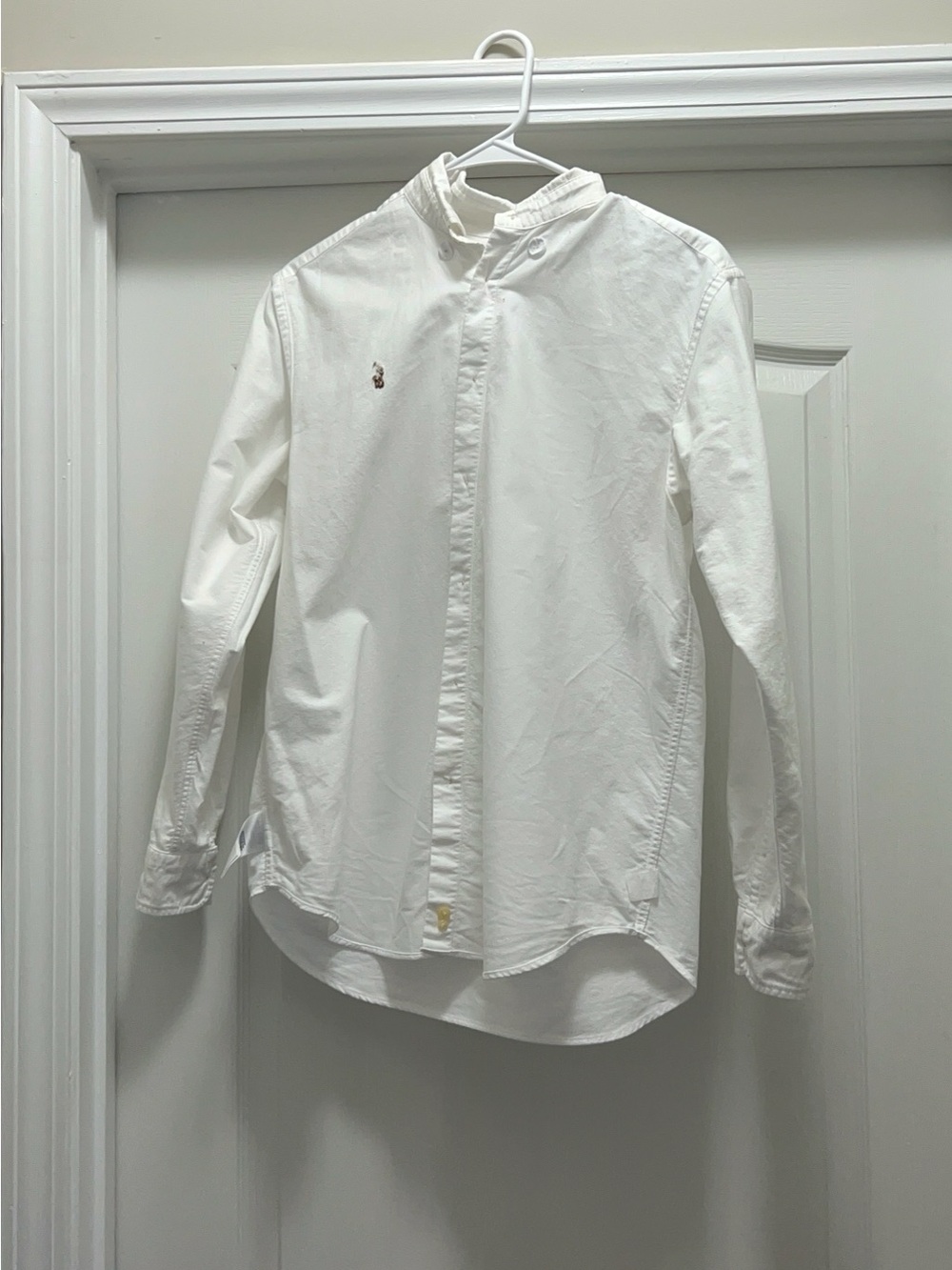 Polo by Ralph Lauren White Button-Down Collar Oxford Shirt Youth 18